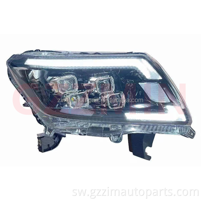 ABS Plastiki Chukua taa ya kichwa cha taa iliyoongozwa taa ya mbele kwa kuchukua np300 2021 taa ya kichwa